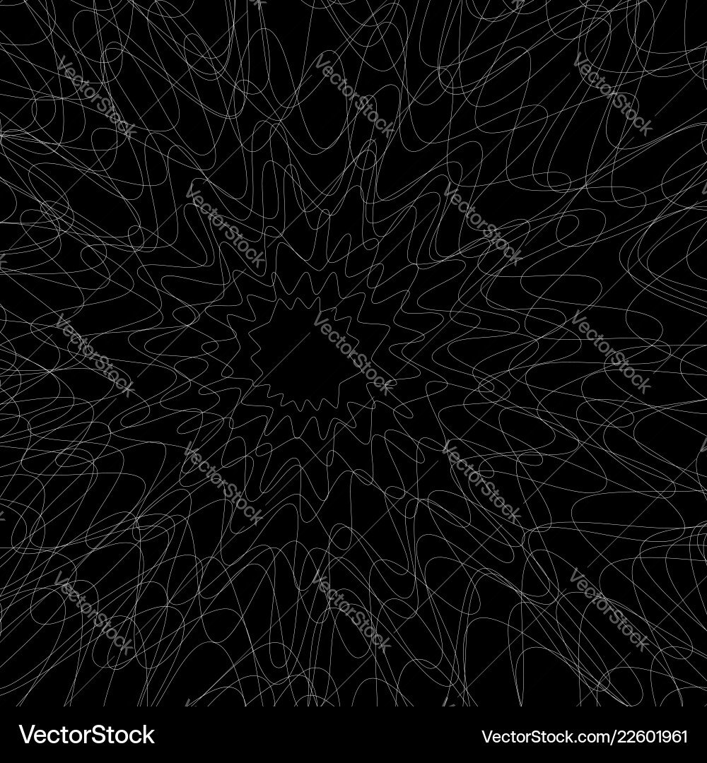 Tangled random curvy lines pattern geometric Tangled random curvy lines pattern geometric vector image