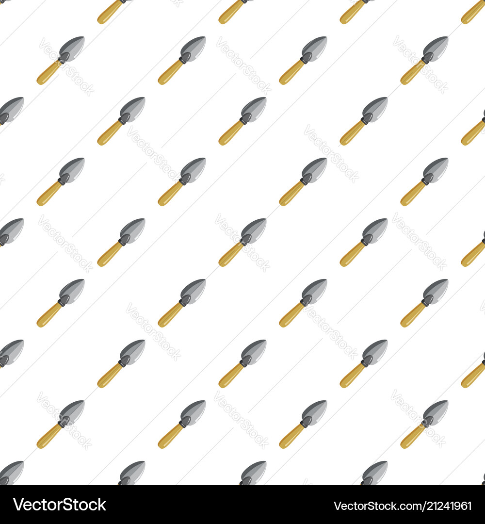 Trowel pattern Trowel pattern vector image
