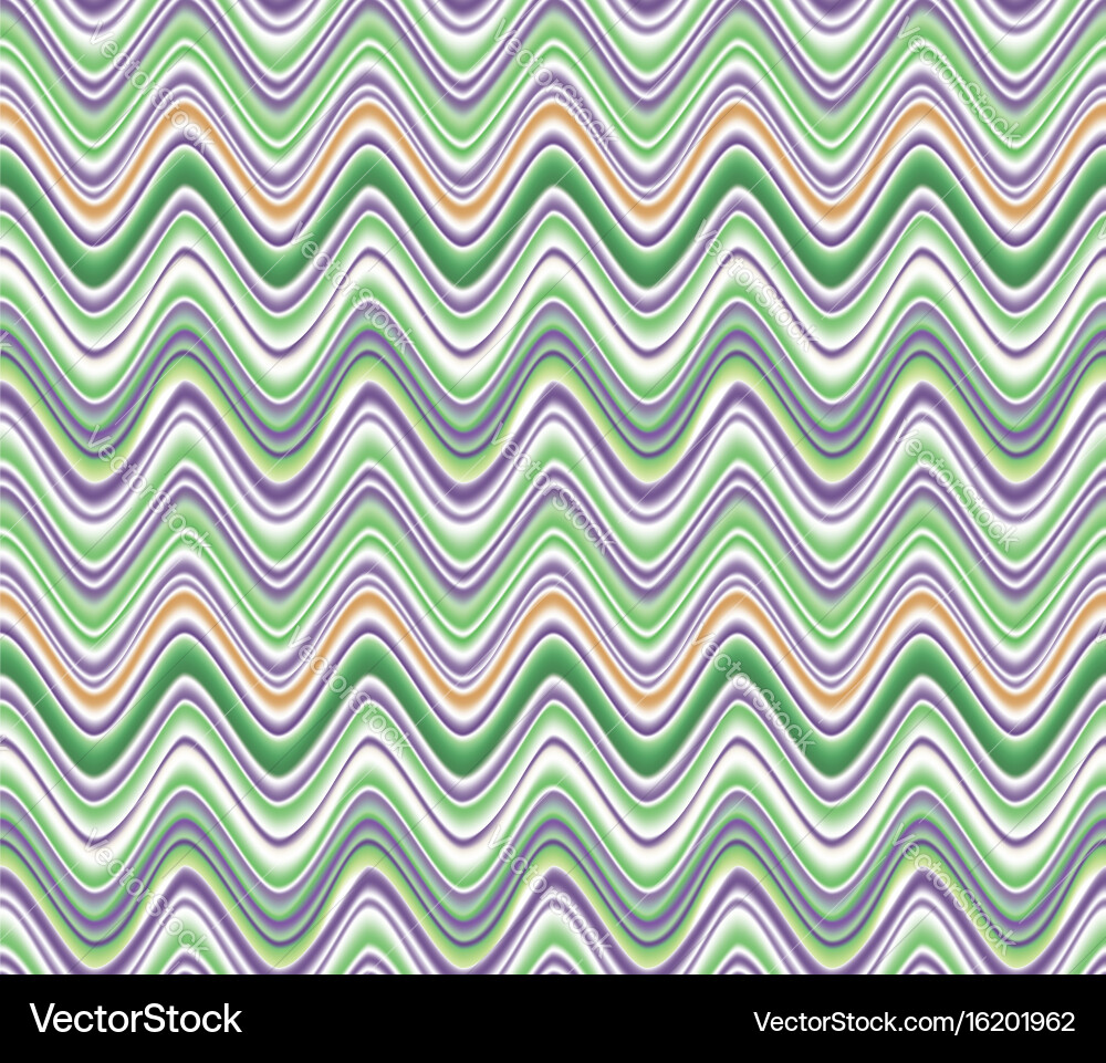 Abstract wave seamless pattern fabric zig zag Vector Image