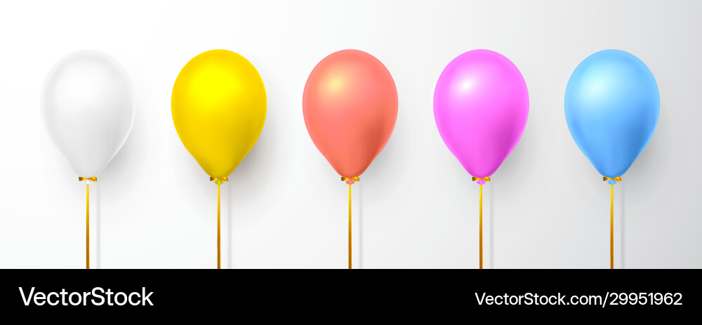 Realistisches weißes rotes Blaugold und grau Realistisches weißes rotes Blaugold und grau vektorbild