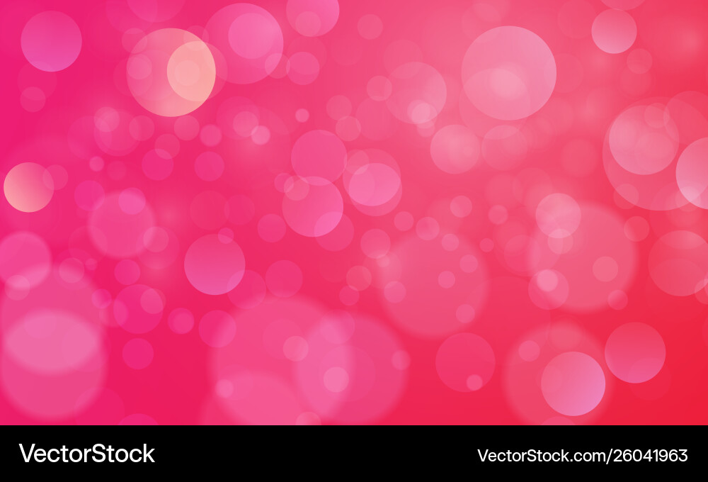 Abstract bokeh effect with pink red background Abstract bokeh effect with pink red background vector image