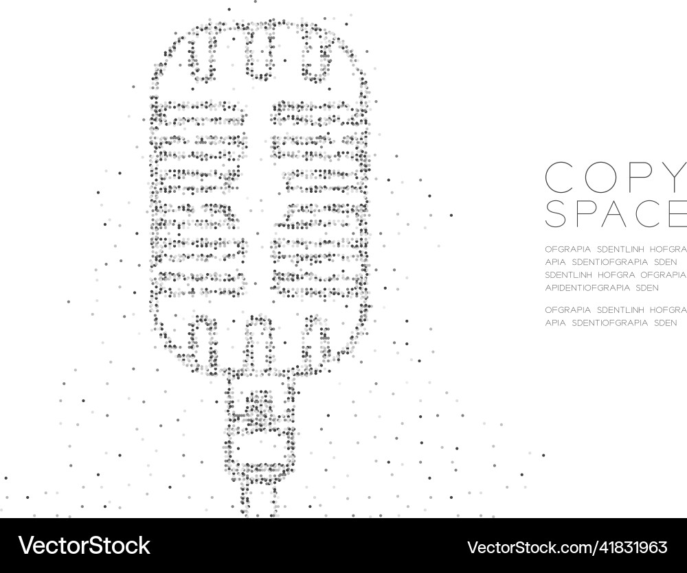 Abstract geometric circle dot pixel pattern retro Abstract geometric circle dot pixel pattern retro vector image