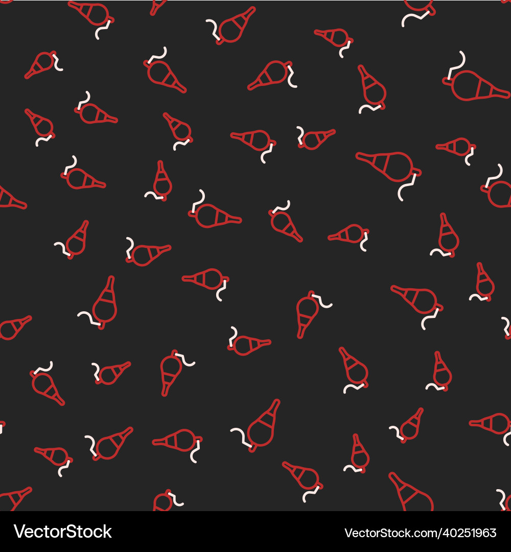 Line fishing float icon isolated seamless pattern Line fishing float icon isolated seamless pattern Vector Image