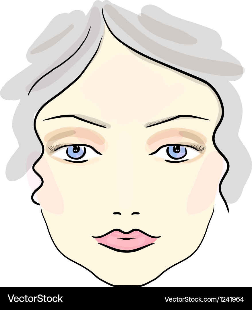 Classical daily make up pattern Vector Image