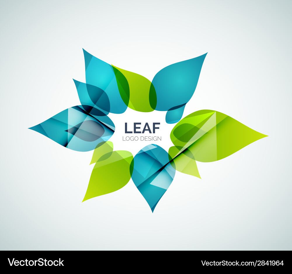Leaf logo Royalty Free Vector Image - VectorStock