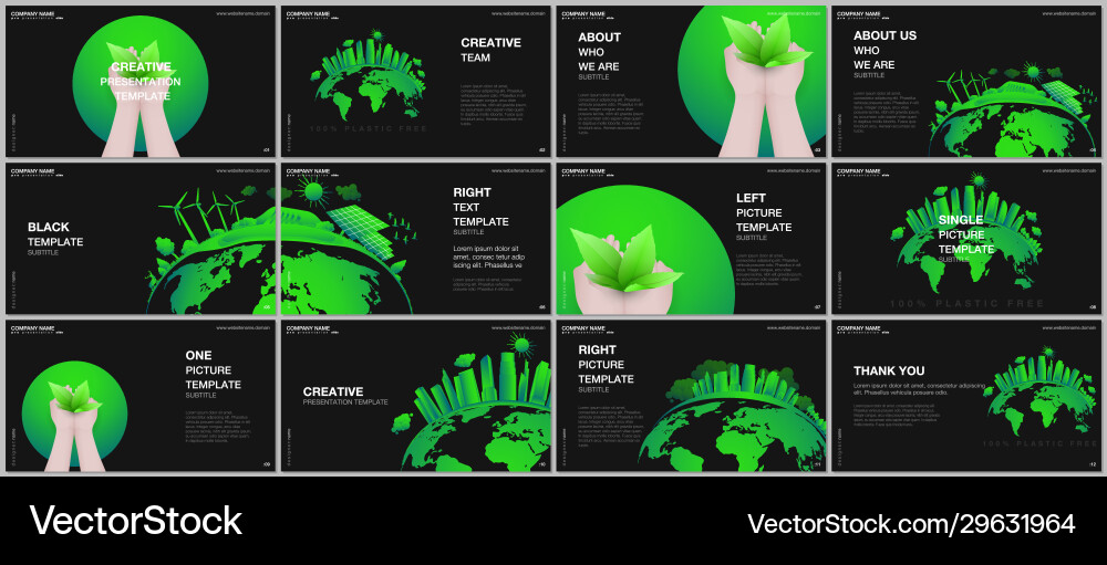 Presentation design templates multipurpose Presentation design templates multipurpose vector image