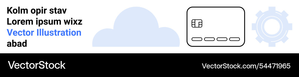 Cloud computing and digital technology concepts Vector Image
