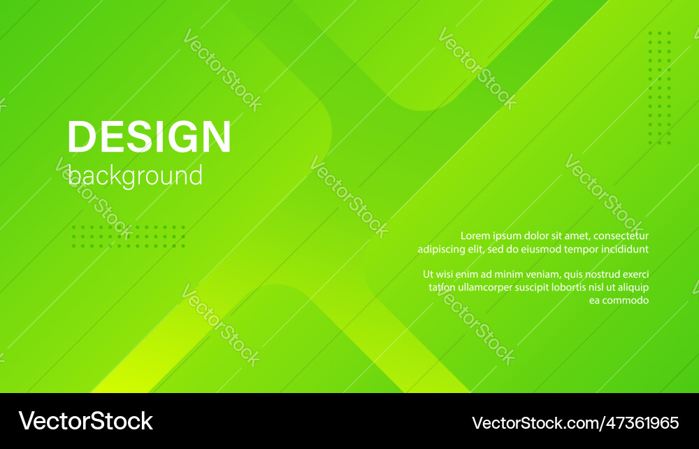 Green gradient abstract minimal background vector image