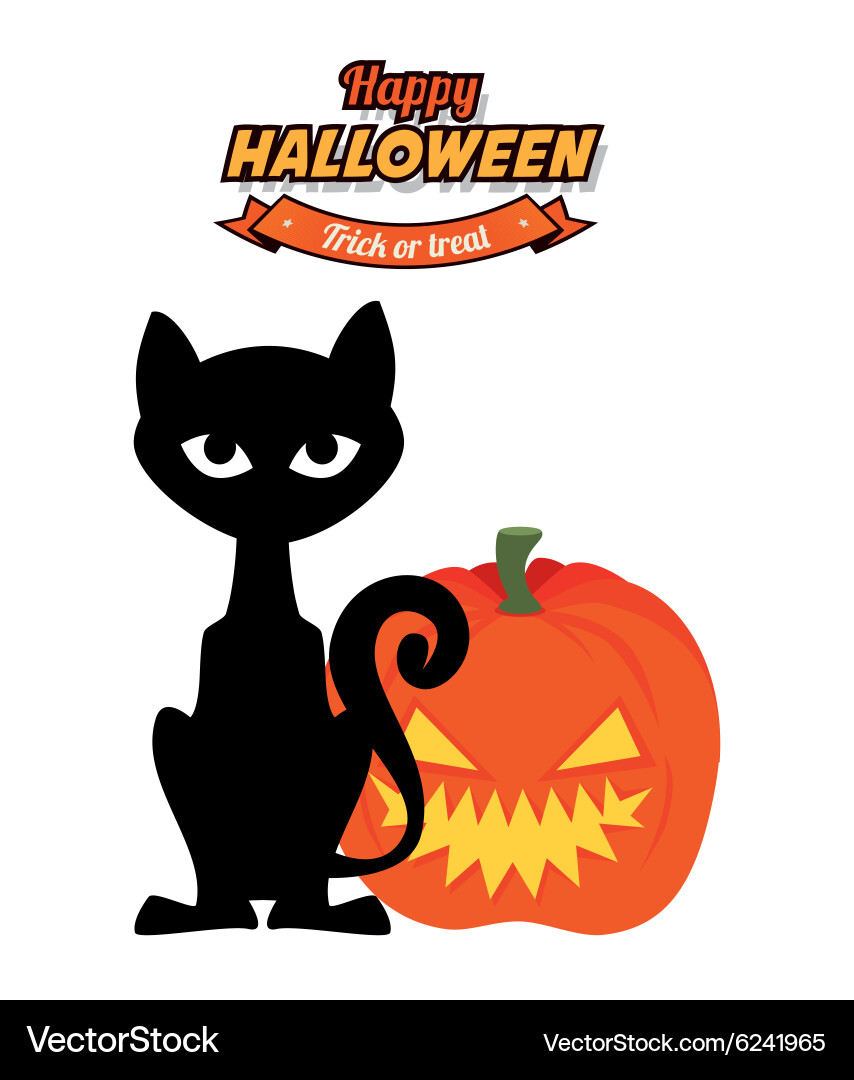 Happy halloween design Vektorbild