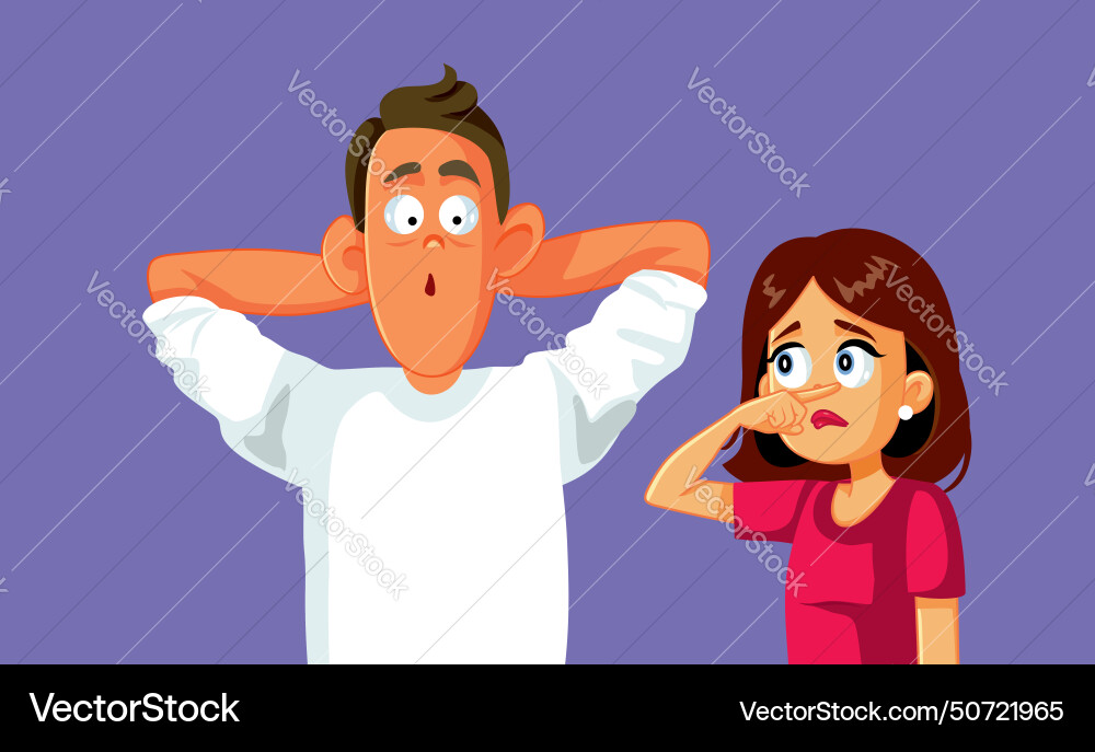 Man with sweaty armpits making bad impression Man with sweaty armpits making bad impression vector image
