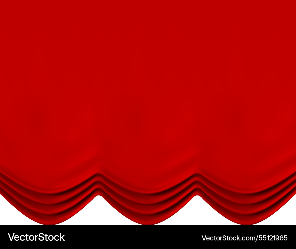 Red stage curtains are creating a wavy pattern Red stage curtains are creating a wavy pattern vector image