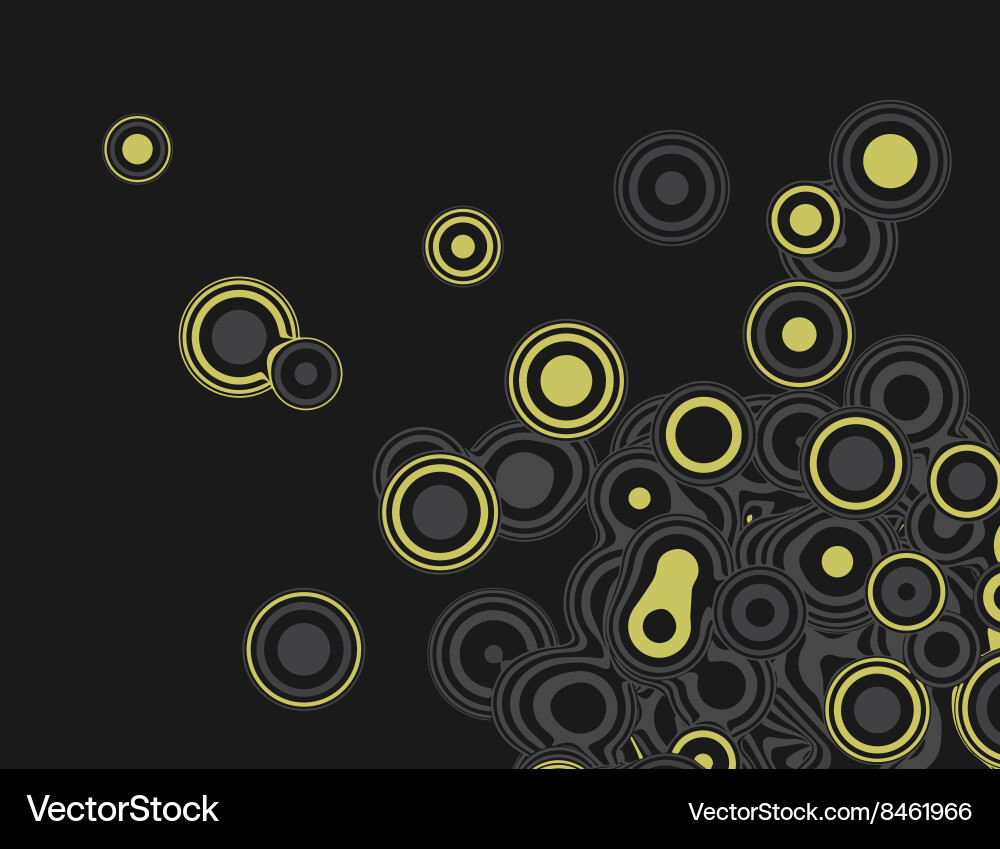 Abstract background with circles vector image