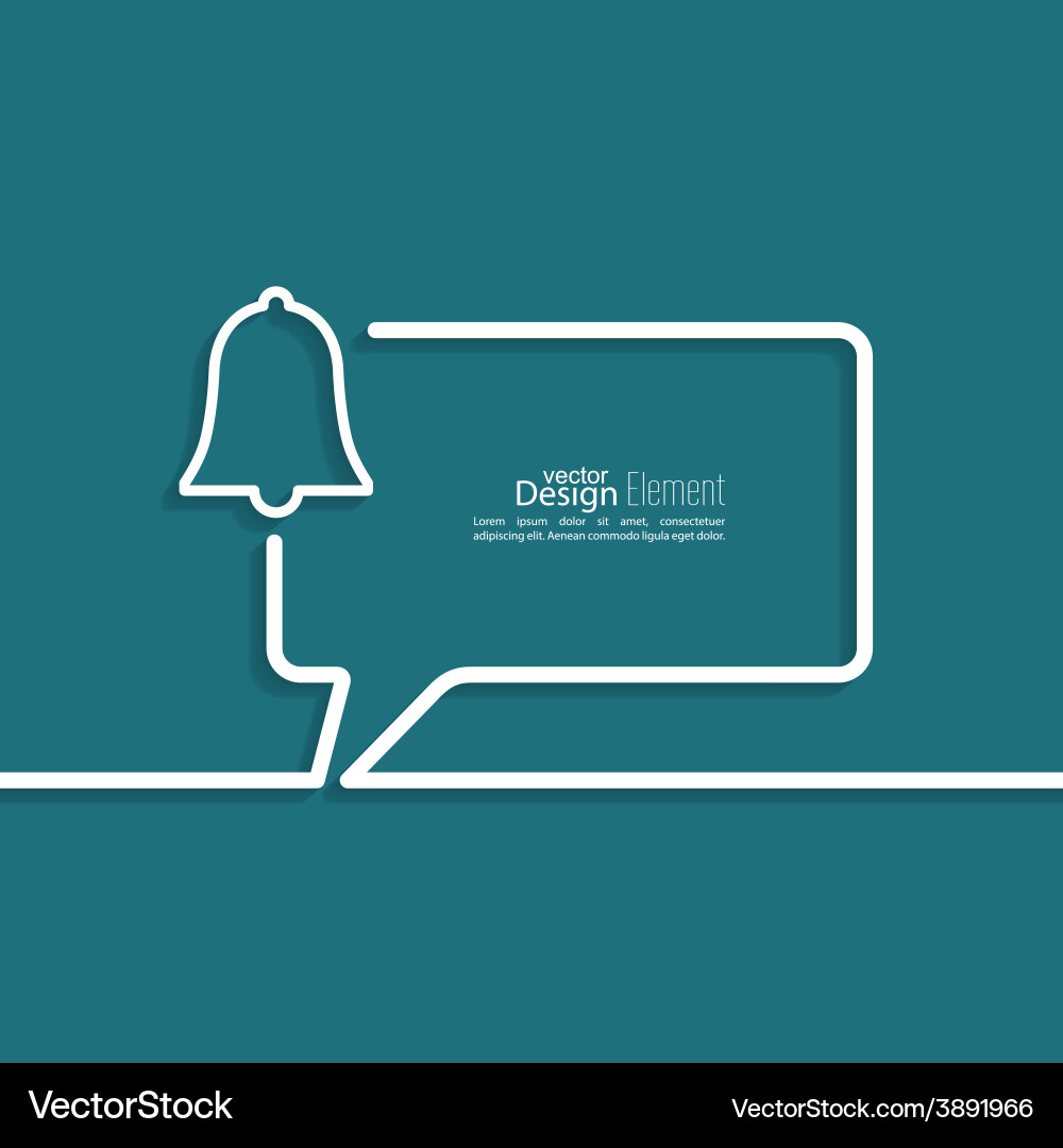 Abstract background with speech bubbles Vector Image