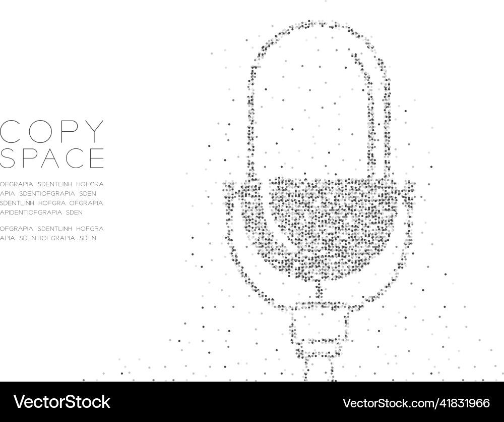 Abstract geometric circle dot pixel pattern retro Abstract geometric circle dot pixel pattern retro vector image
