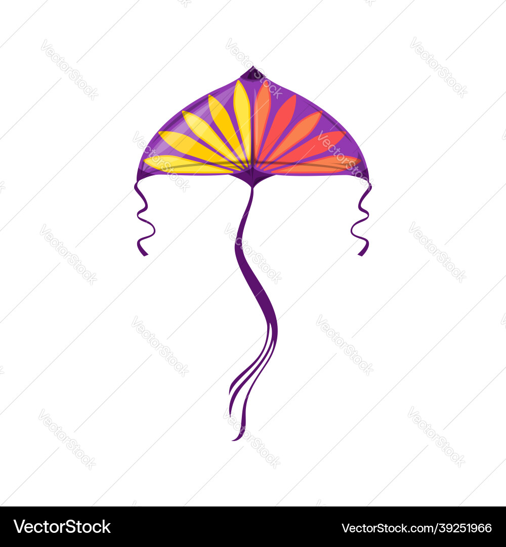 Flying color kite isoliert sankranti fest symbol Flying color kite isoliert sankranti fest symbol vektorbild