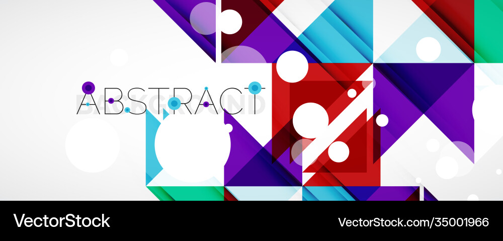 Geometric abstract background techno color Geometric abstract background techno color Vector Image