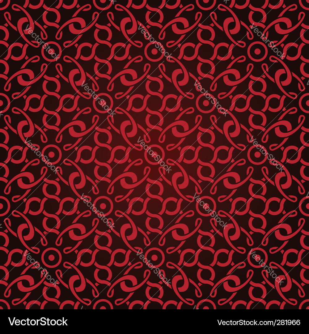 Red seamless pattern vector image