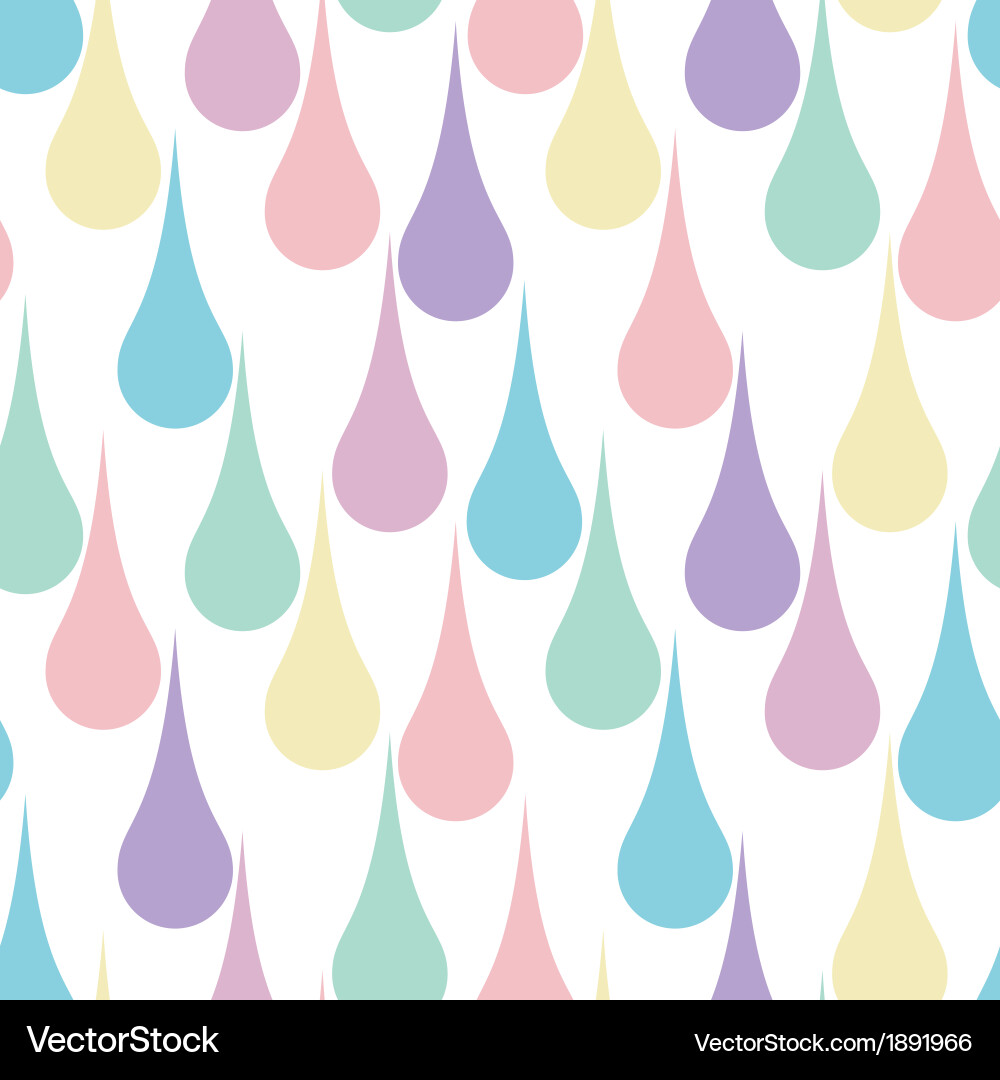 Seamless pattern with drops Vector Image