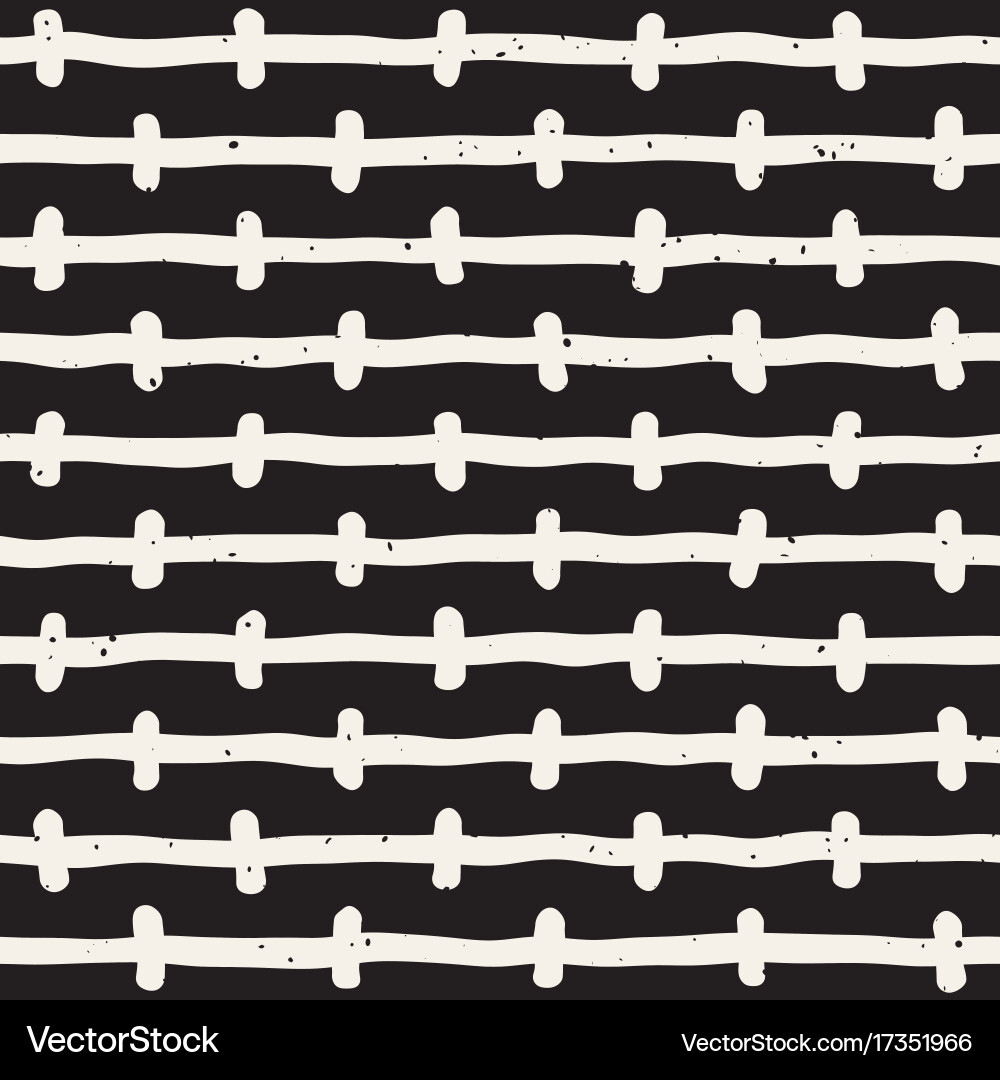 Seamless pattern with hand drawn lines abstract vector image