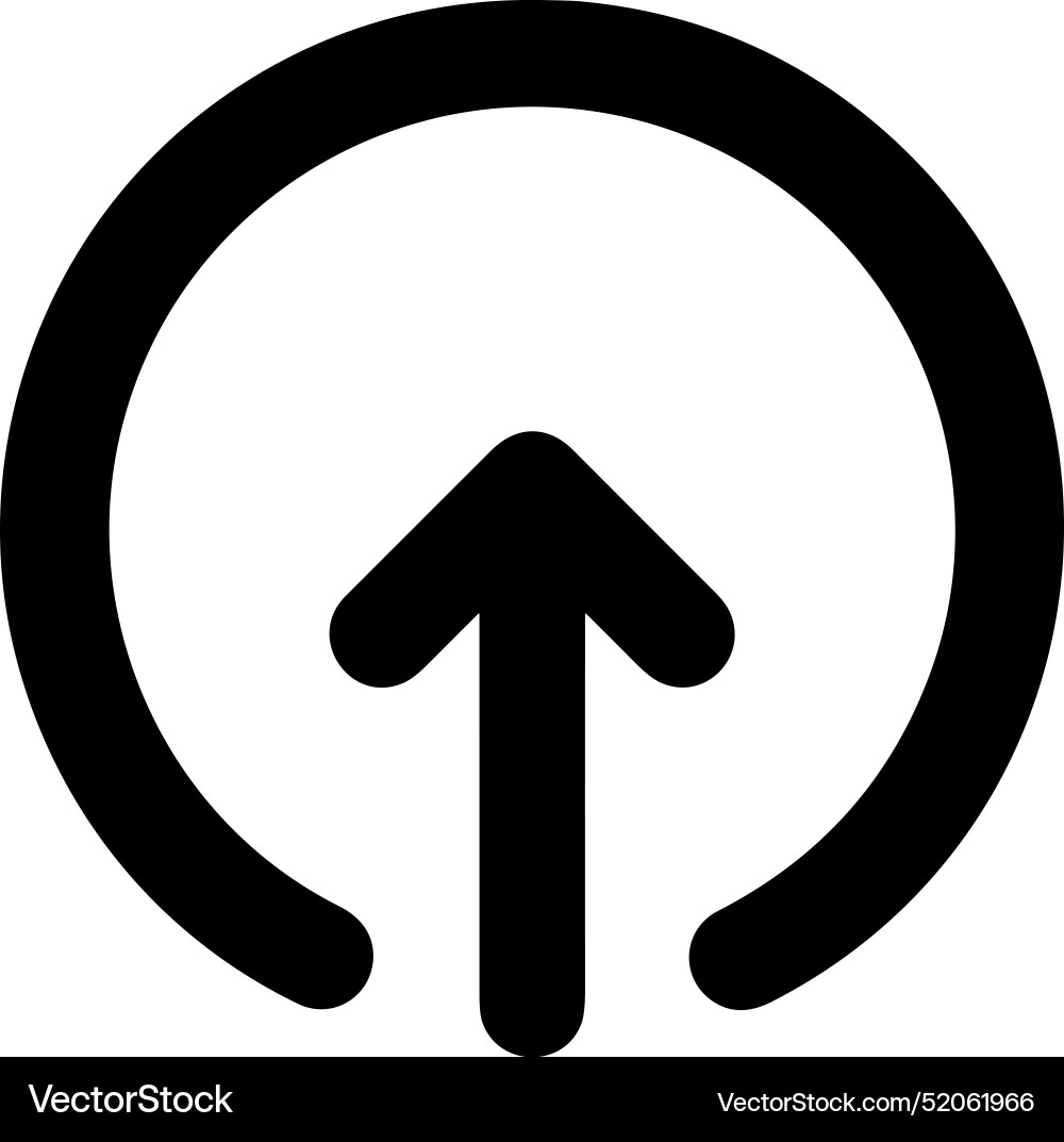 Upload outline icon symbol image Upload outline icon symbol image Vector Image