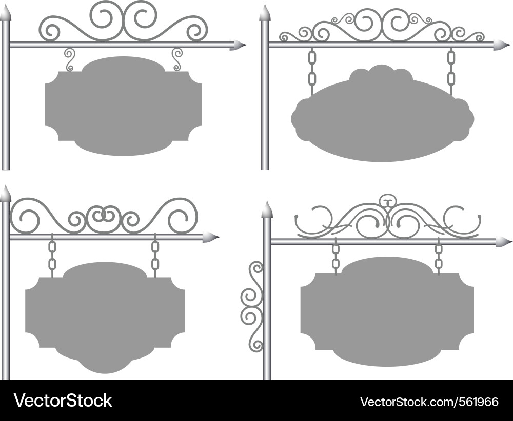Vintage Scroll Frame Vector Image