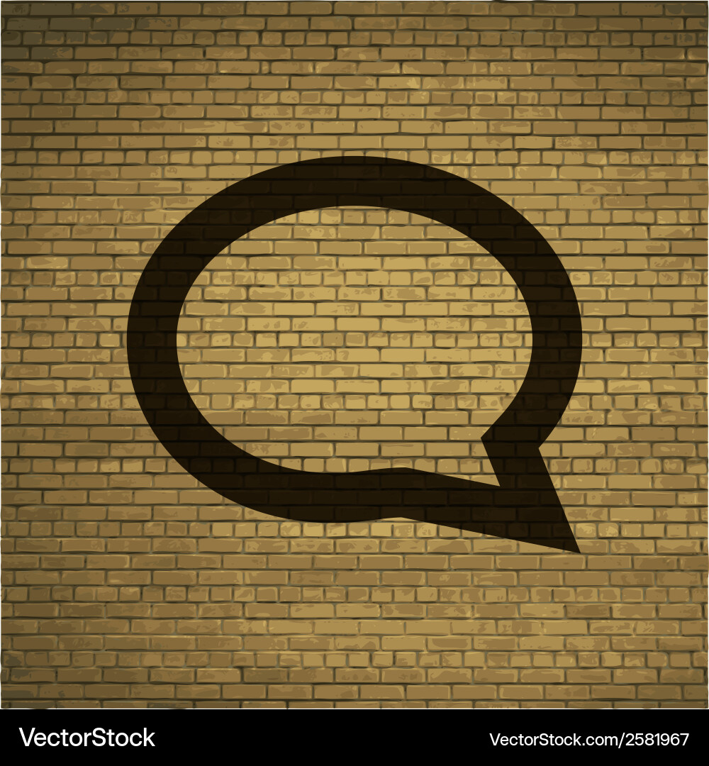 Cloud thoughts flat modern web button and space vector image