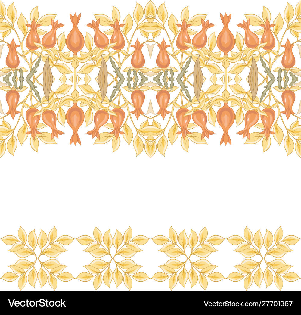 Floral seamless pattern background with in art Floral seamless pattern background with in art Vector Image