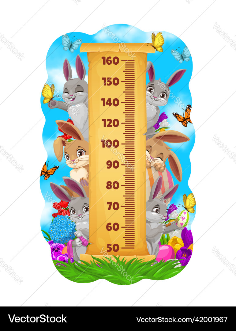 Kinder Höhenkarte Osterhasen und Eierjagd Kinder Höhenkarte Osterhasen und Eierjagd vektorbild