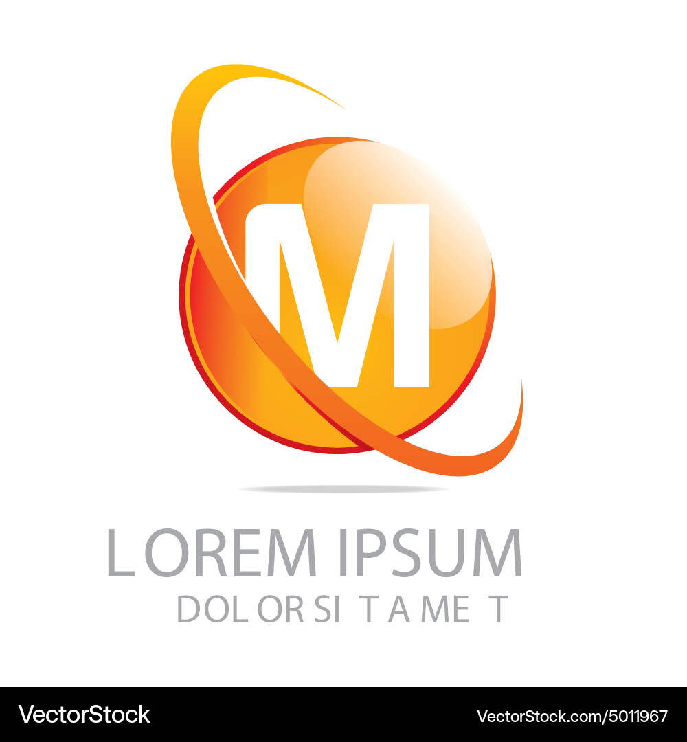 Letter M Logo - Modernes Monogramm vektorbild