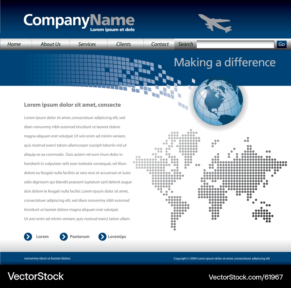 Premium Web Banner Royalty Free Vector Image Vectorstock