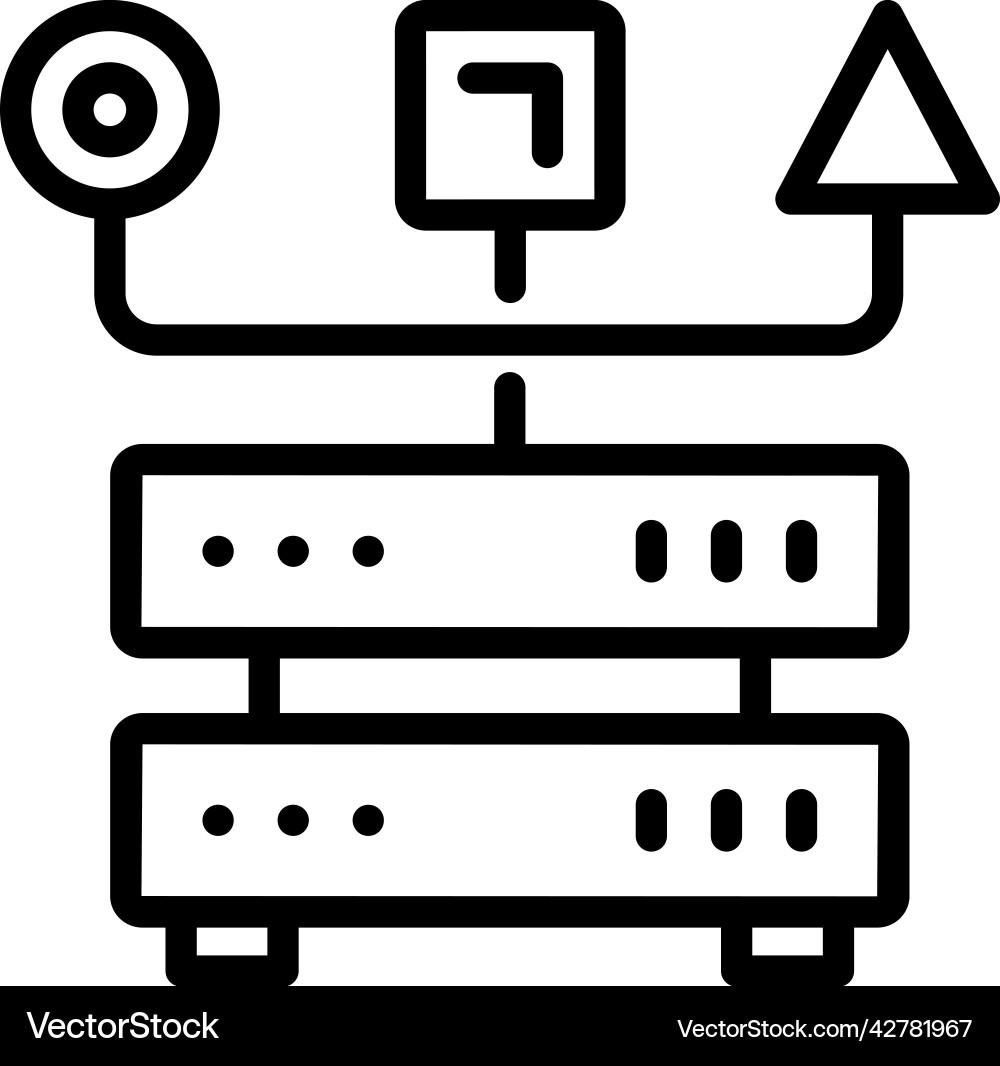 Shared db vector image