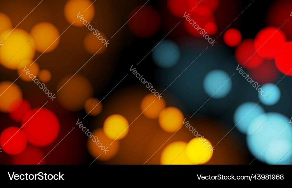Abstract bokeh light background Vector Image