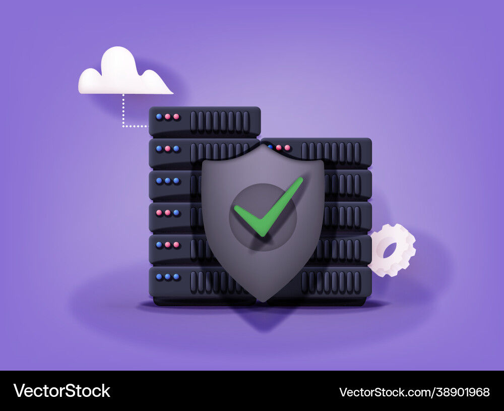 Big Data Analytics Dashboard vector image
