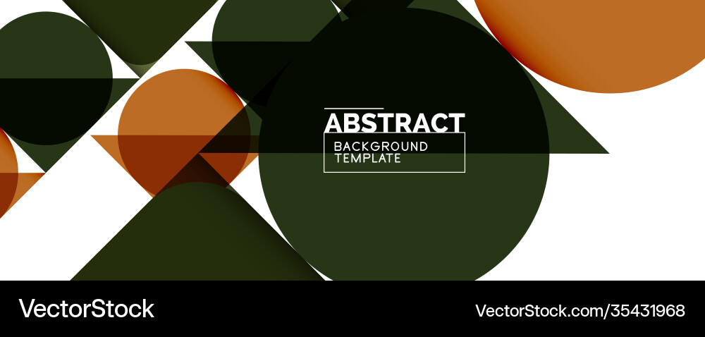 Simple circles and triangles abstract background Simple circles and triangles abstract background vector image