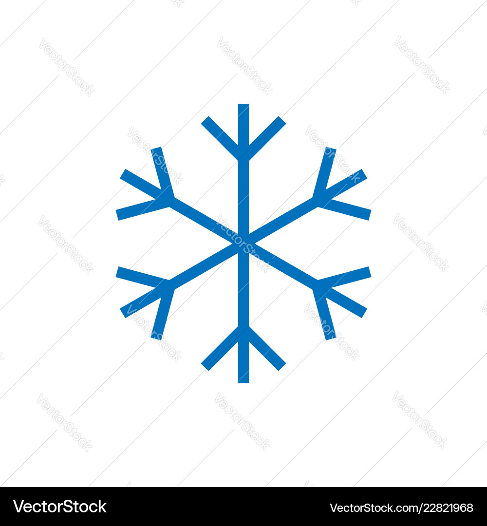 Snowflake icon Snowflake icon vector image