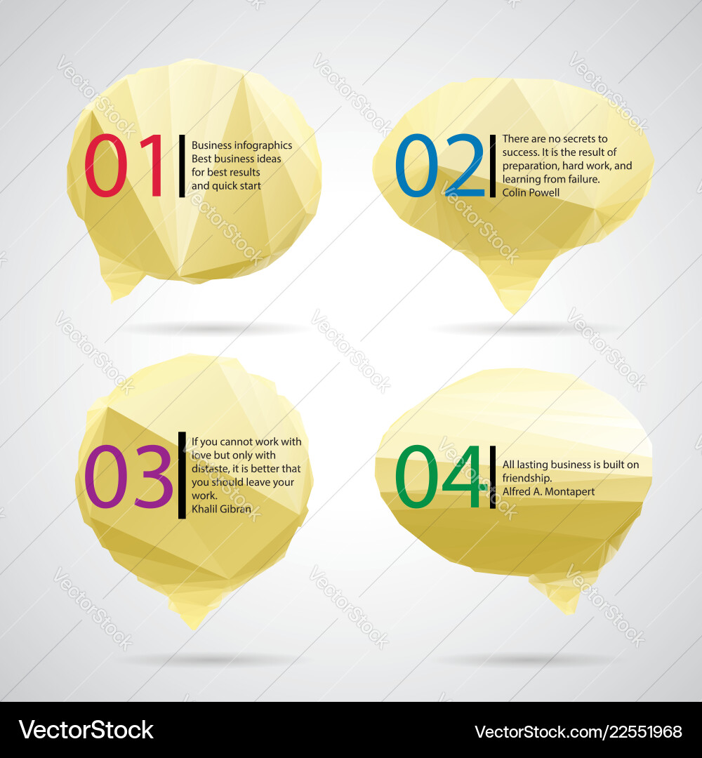 Triangle speech clouds - triangular Triangle speech clouds - triangular vector image