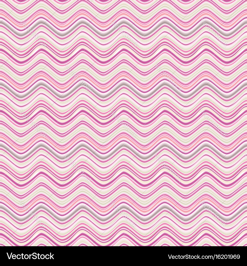 Abstract wave seamless pattern fabric zig zag vector image