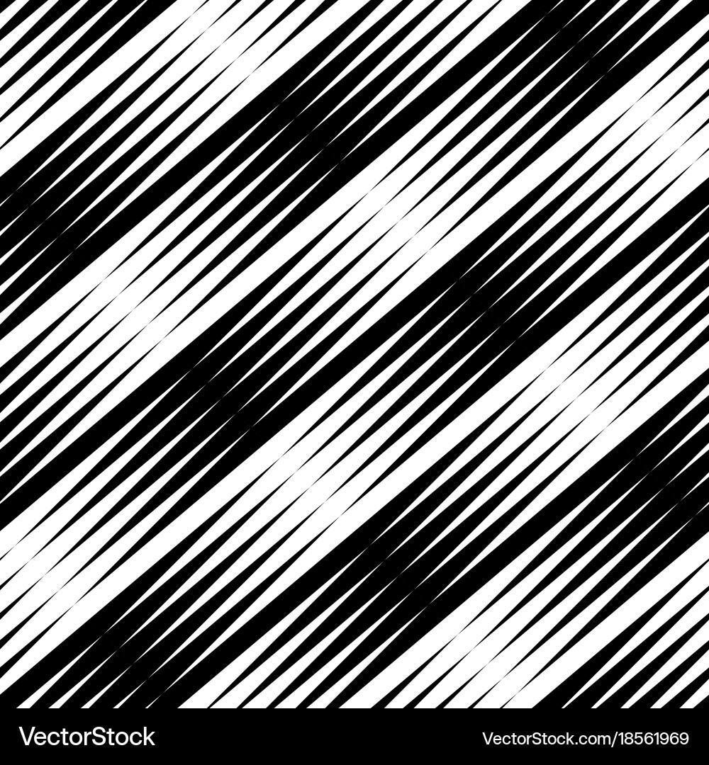 Geometric Line Pattern - Monochrome Vector Image