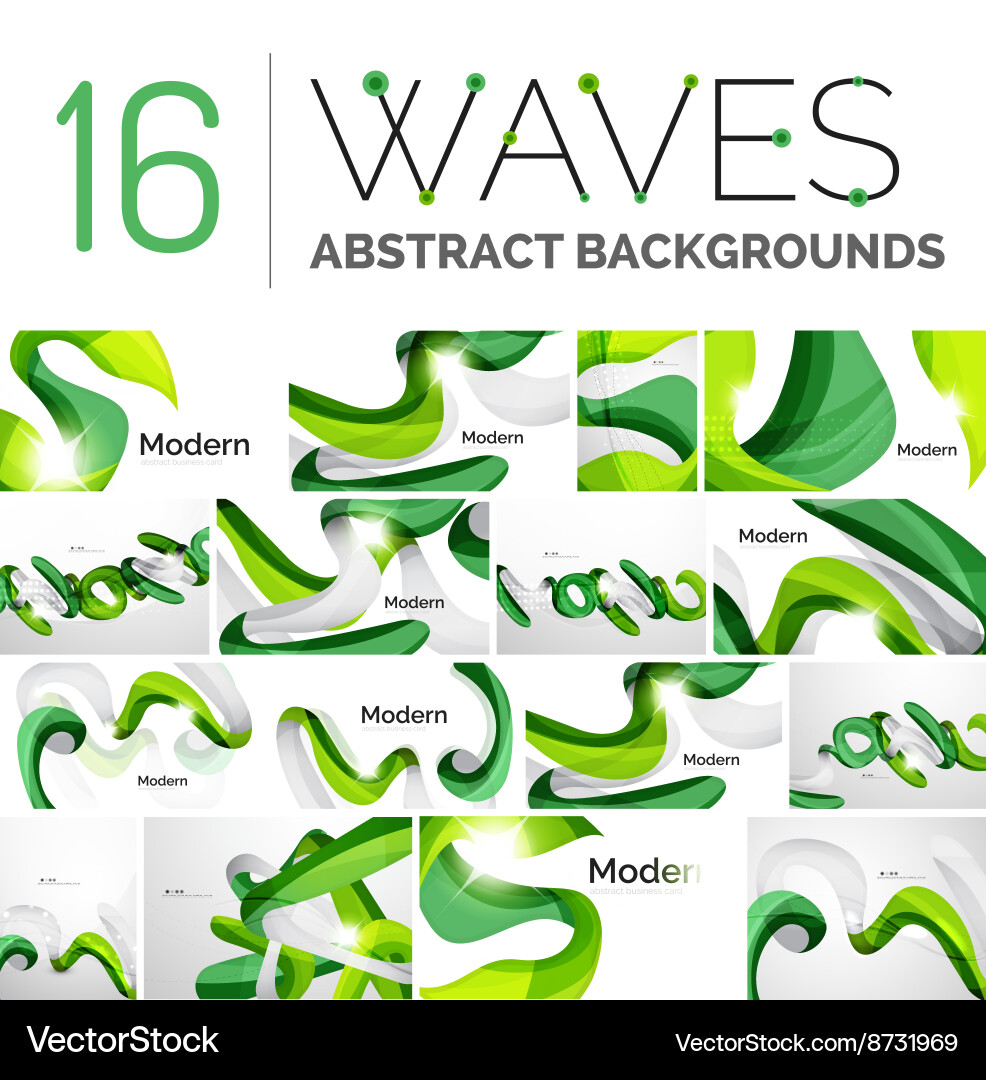 Motion concept abstract background set Vector Image