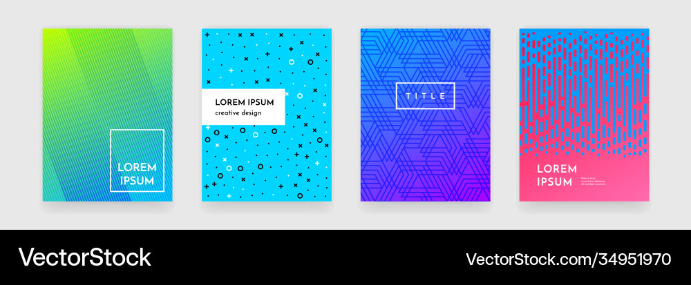 Abstract Gradient Color Pattern vector image
