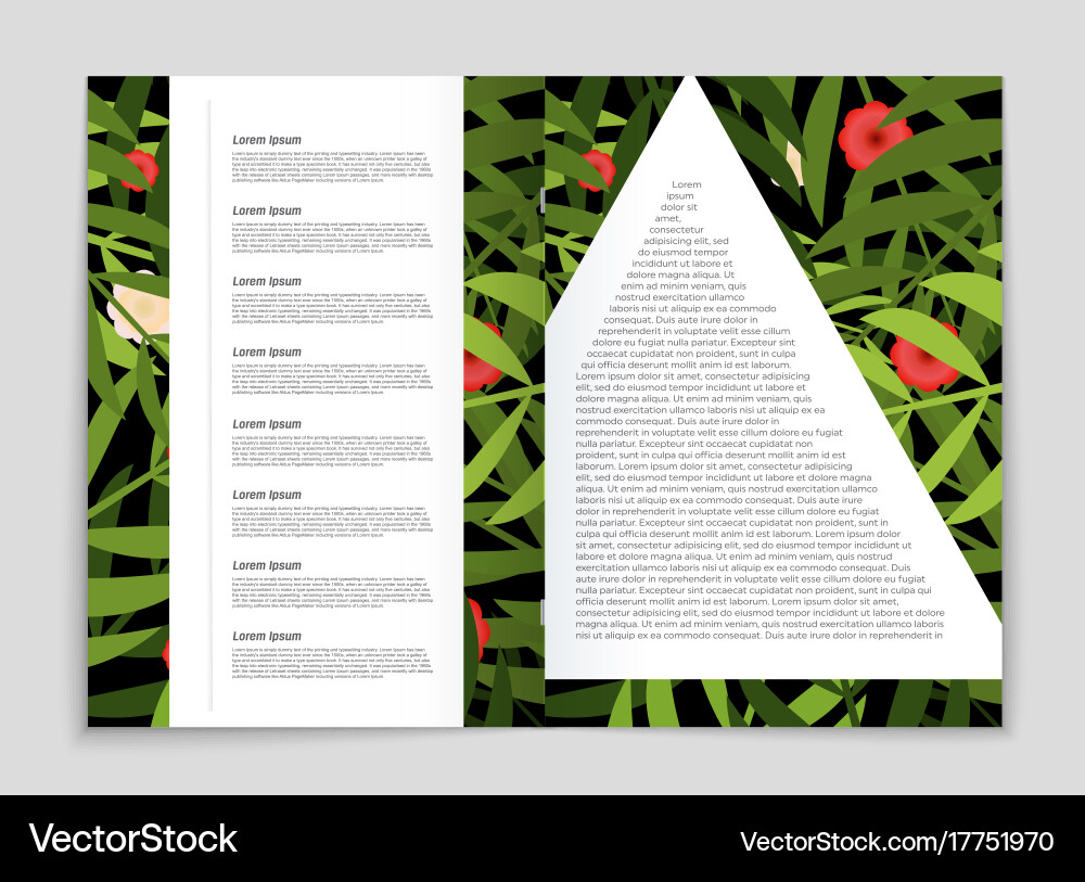 Abstract layout background set for art Vector Image