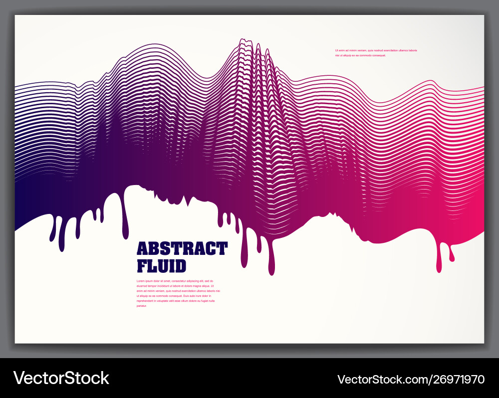 Fluid flow wavy abstract background 3d colorful Fluid flow wavy abstract background 3d colorful vector image