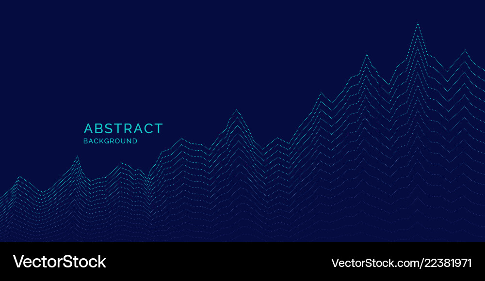 Abstract background with dynamic waves Abstract background with dynamic waves vector image