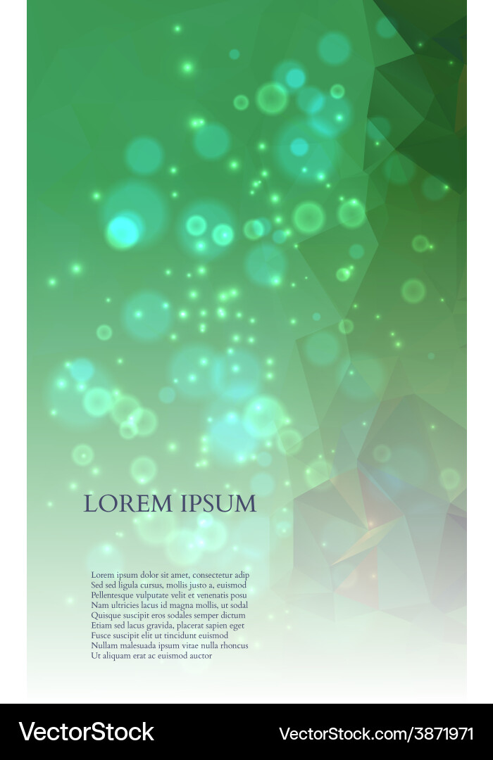 Abstract colorful triangles background Vector Image