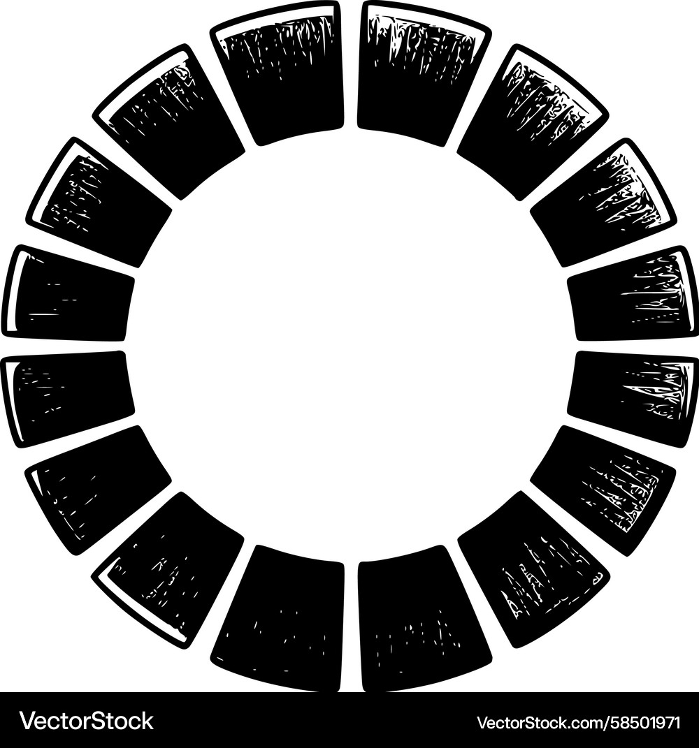 Circular Progress Bar Template Vector Image