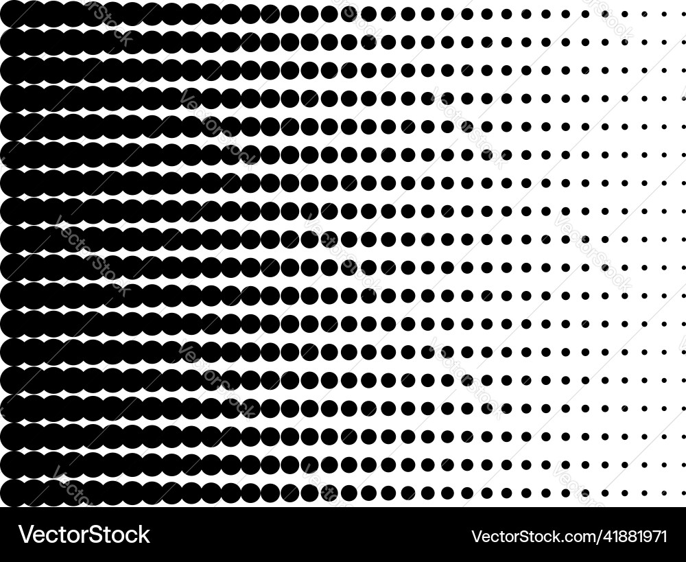 Gradient halftone dots background pop art Vector Image