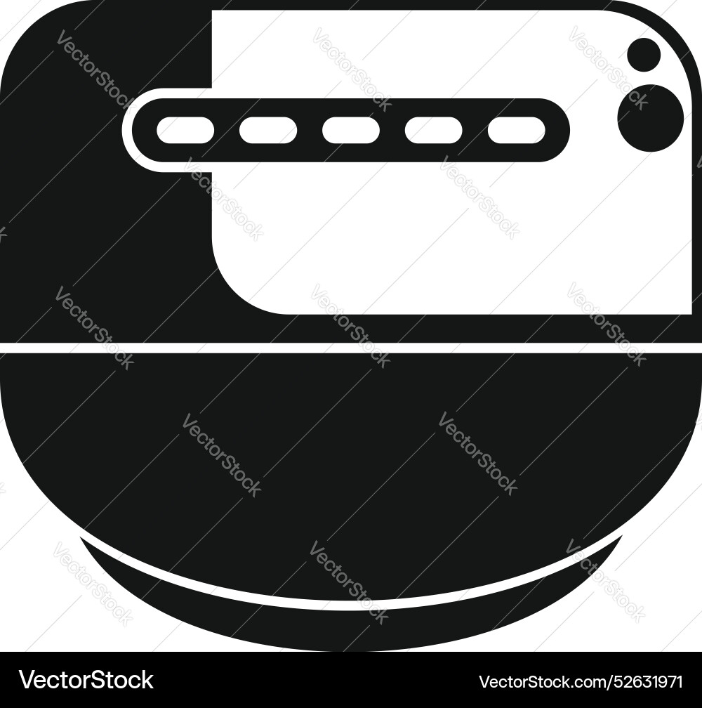 Modern food processor machine processing icon Vector Image