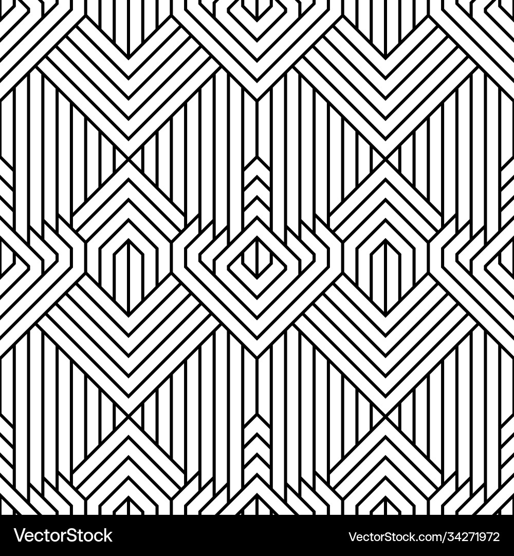 Abstract simple geometric seamless pattern vector image