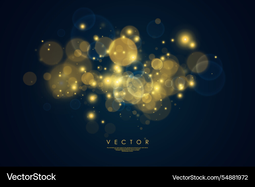 Goldene Glühlichteffekte Goldene Glühlichteffekte vektorbild