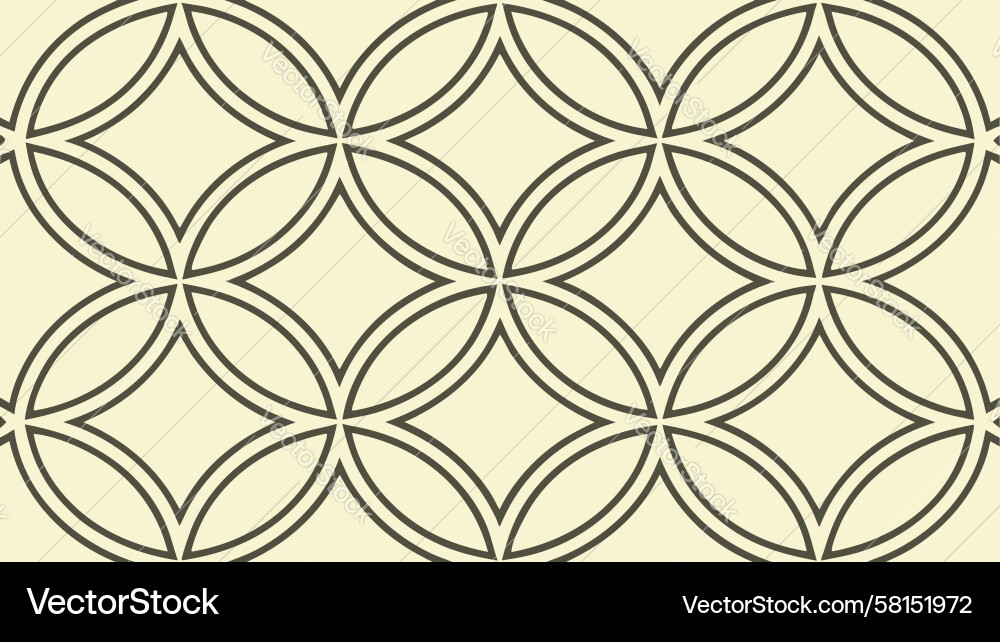 Interlocking Circles Pattern Vector Image